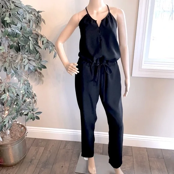 DREW Pants Jumpsuits Nwot Drew Black Spaghetti Strap